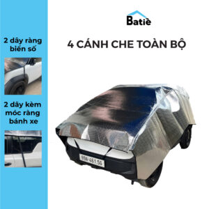 BẠT CÁCH NHIỆT 2P CHO VINFAST VF3 – CHỐNG NÓNG CỰC ĐỈNH 🔥